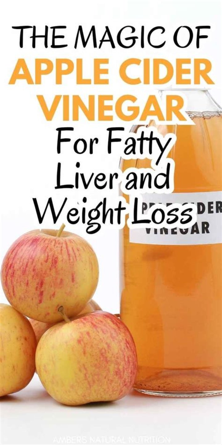 Does apple cider vinegar reduce fatty liver?