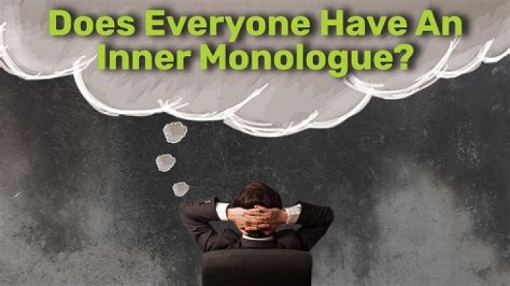 Does everyone have an inner monologue?