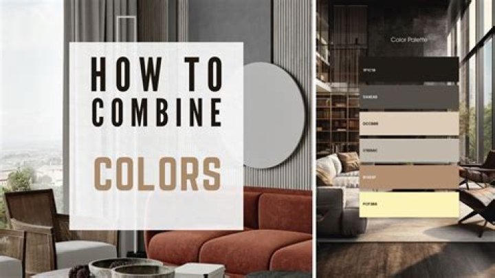 How do I combine colors in my kitchen?