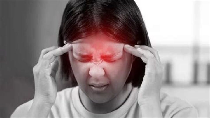 Is COVID headache behind eyes?