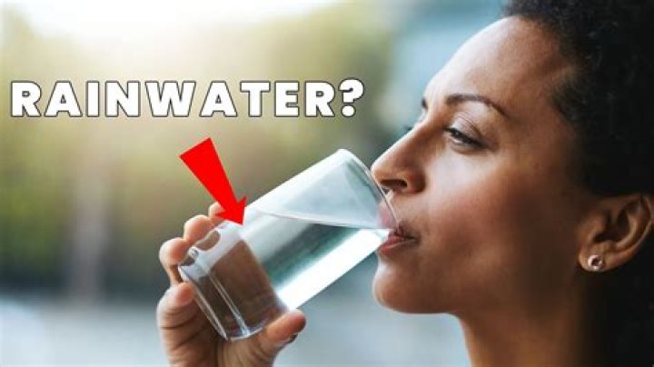 Is rain water healthy to drink?