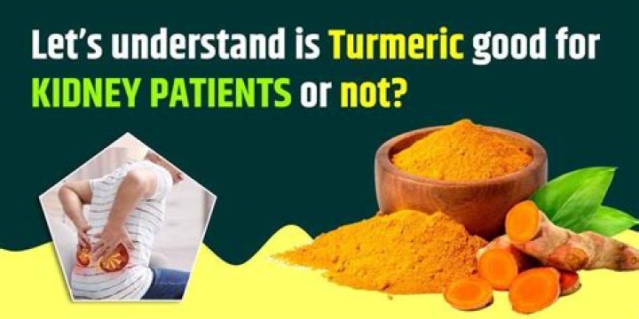 Is turmeric good for kidney patients?