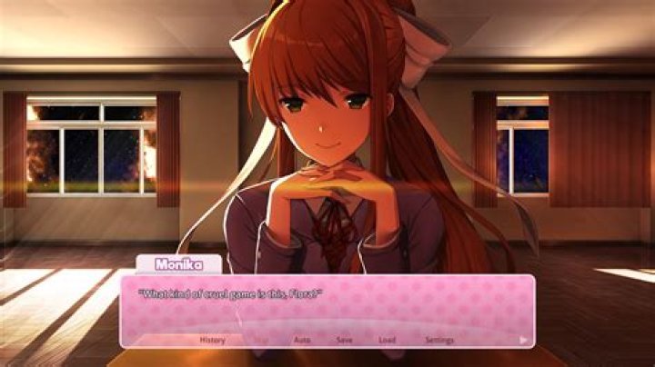 What does the player look like in DDLC?
